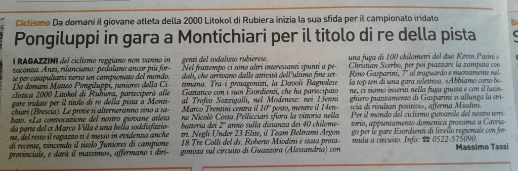Il Resto del Carlino 22/08/2017